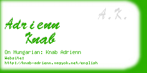 adrienn knab business card